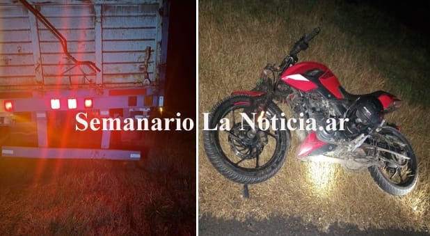 Accidente vial en González Moreno: motociclista menor de edad hospitalizado con pronóstico reservado