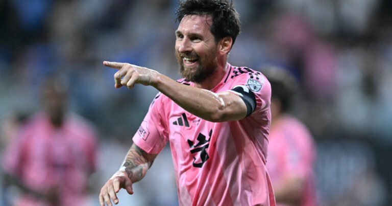 Messi marcó otro golazo de tiro libre en la MLS y está cada vez más cerca de quebrar un récord histórico