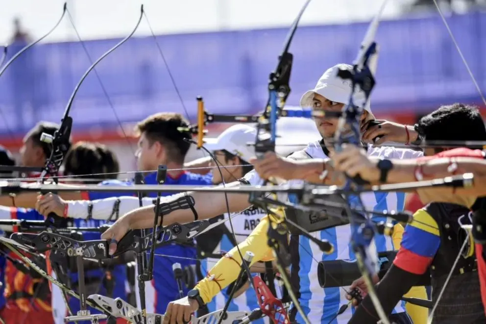 Esteban Silva ganó la medalla de plata en tiro con arco en los Juegos Suramericanos