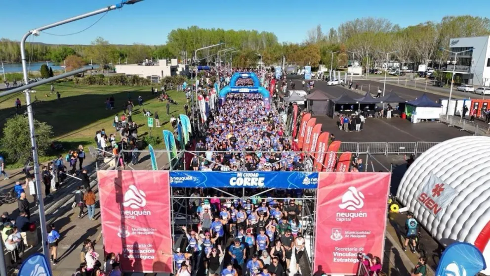 Miles de personas participaron de Mi Ciudad Corre en Neuquén