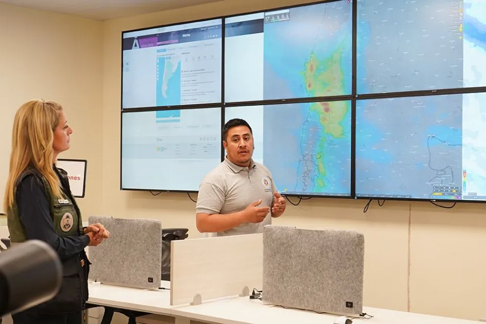 Por alerta, se continúa monitoreando la situación en toda la provincia